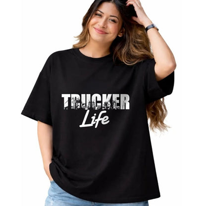 Best Truck Driver Life Shirt, Funny Trucker UnisexT-Shirt/Hoodie/Sweatshirt HLT00 - Truck Driver Trucker Life T-Shirt (1)