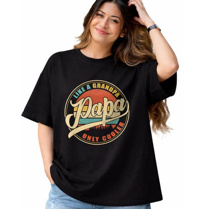 Best Grandpa Shirt, Proud Grandpa Unisex T-Shirt/Hoodie/Sweatshirt HLT00 - PAPA like a Grandpa ONLY COOLER Funny Dad Papa Definition T-Shirt