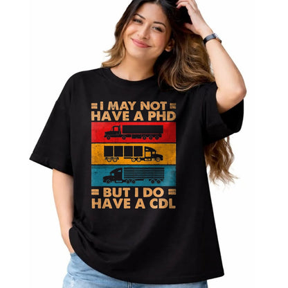 Best Truck Driver Life Shirt, Funny Trucker UnisexT-Shirt/Hoodie/Sweatshirt HLT00 - Funny Trucker Art for Men Women Truck Driver Trucking Retro T-Shirt, Men, Black, X-Large
