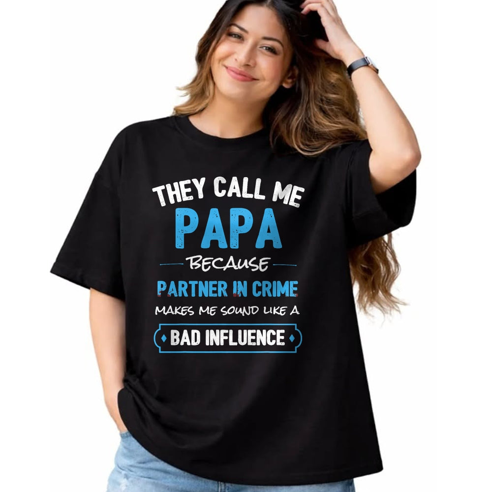 Best Grandpa Shirt, Proud Grandpa Unisex T-Shirt/Hoodie/Sweatshirt HLT00 - Funny Grandpa Papa Partner In Crime Dad T-Shirt