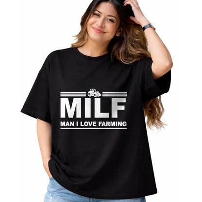 Best Farmer Life Shirt, Funny Farmer UnisexT-Shirt/Hoodie/Sweatshirt HLT00 - Milf Man I Love Farming Shirt  Farm Farmer Tractor Lover T-Shirt