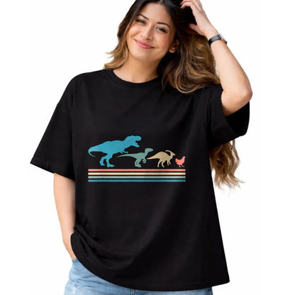Best Dinosaur Lover Shirt, Funny Dinosaur UnisexT-Shirt/Hoodie/Sweatshirt HLT00 - Funny Vintage Dinosaur Evolution T-Rex Velociraptor Chicken T-Shirt