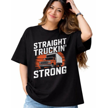 Best Truck Driver Life Shirt, Funny Trucker UnisexT-Shirt/Hoodie/Sweatshirt HLT00 - Box Truck Driving Truck Driver Proud Trucker T-Shirt (2)