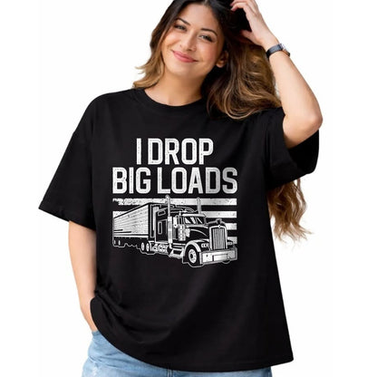 Best Truck Driver Life Shirt, Funny Trucker UnisexT-Shirt/Hoodie/Sweatshirt HLT00 - Funny Trucker Design for Men Women Semi Truck Driver Lover T-Shirt, Men, Black, 3X-Large (1)