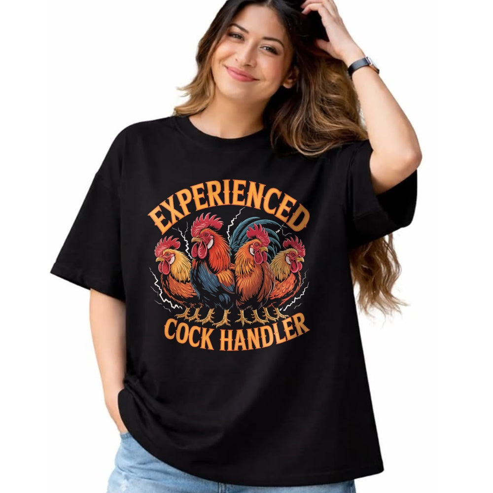 Best Farmer Life Shirt, Funny Farmer UnisexT-Shirt/Hoodie/Sweatshirt HLT00 - Experienced Graphic Funny Animals Tee Cock Handler T-Shirt
