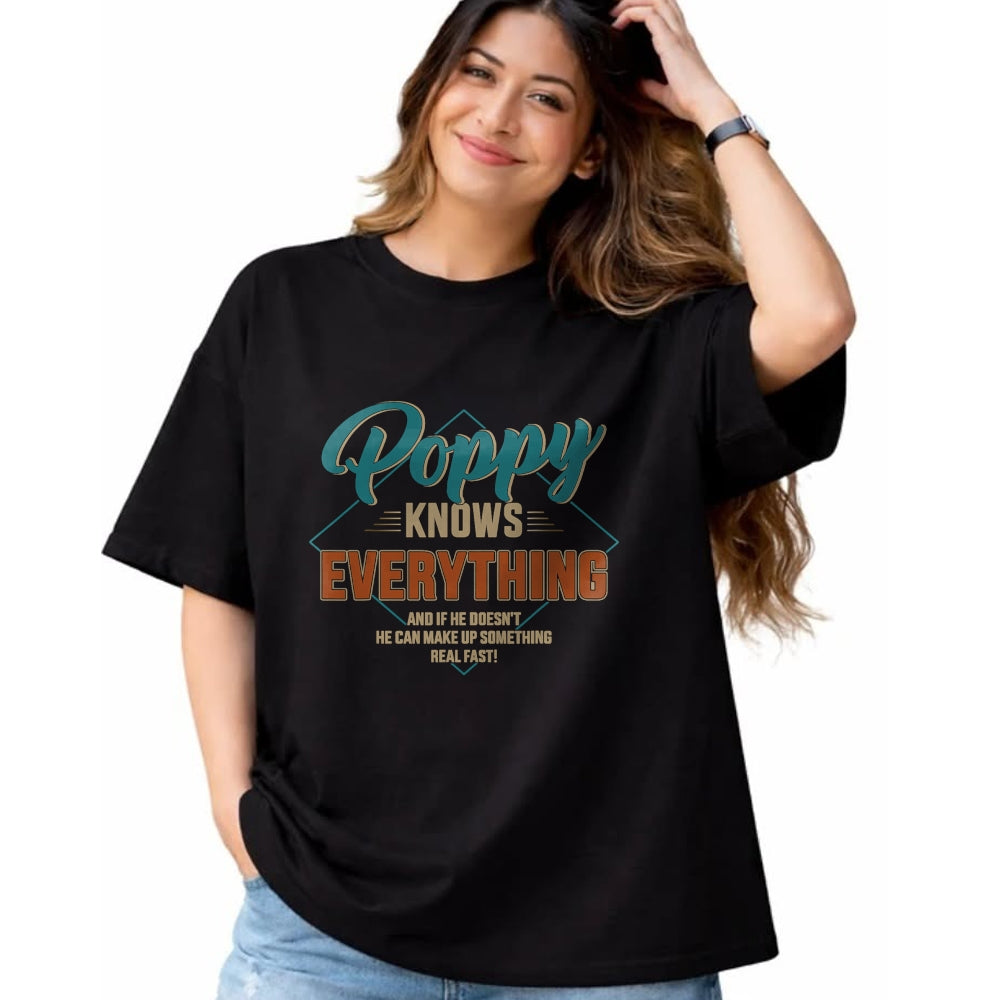 Best Grandpa Shirt, Proud Grandpa Unisex T-Shirt/Hoodie/Sweatshirt HLT00 - Funny poppy knows everything for grandpa and father's day T-Shirt (1)