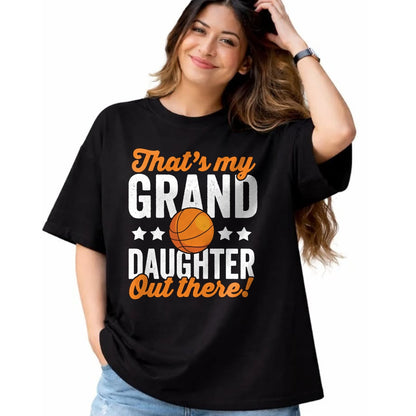 Best Grandpa Shirt, Proud Grandpa Unisex T-Shirt/Hoodie/Sweatshirt HLT00 -Basketball Player Grandma Grandpa Basketball Granddaughter Long Sleeve T-Shirt