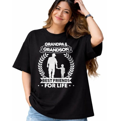 Best Grandpa Shirt, Proud Grandpa Unisex T-Shirt/Hoodie/Sweatshirt HLT00 - Grandpa and Grandson Matching Grandfather and Grandson T-Shirt