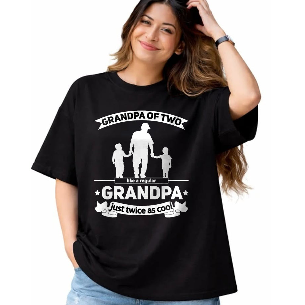 Best Grandpa Shirt, Proud Grandpa Unisex T-Shirt/Hoodie/Sweatshirt HLT00 - Grandpa of two Grandsons Grandpa Squared Grandpa of 2 Boys T-Shirt