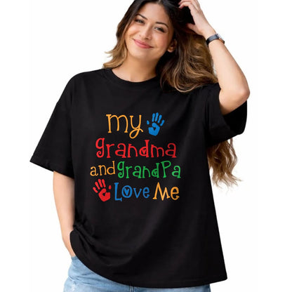 Best Grandpa Shirt, Proud Grandpa Unisex T-Shirt/Hoodie/Sweatshirt HLT00 - Grandma And Grandpa Love Me T-shirt Grandchild Tee T-Shirt
