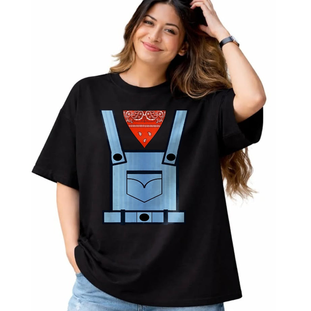 Best Farmer Life Shirt, Funny Farmer UnisexT-Shirt/Hoodie/Sweatshirt HLT00 - Farmer Bib Overall Cowboy Bandana Printed Costume T-Shirt T-Shirt, Men, Black, 3X-Large