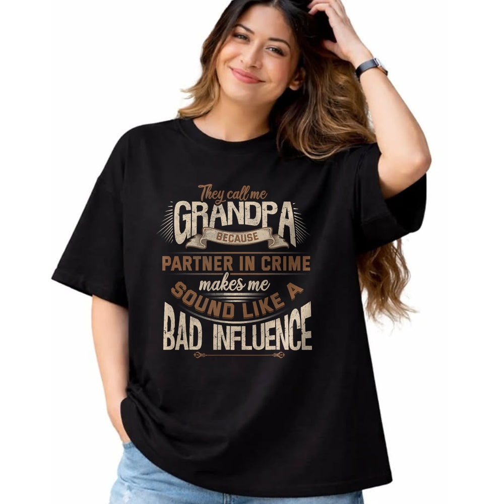 Best Grandpa Shirt, Proud Grandpa Unisex T-Shirt/Hoodie/Sweatshirt HLT00 - Funny Grandpa, Partner in Crime Phrase, Granddad Humor T-Shirt (1)