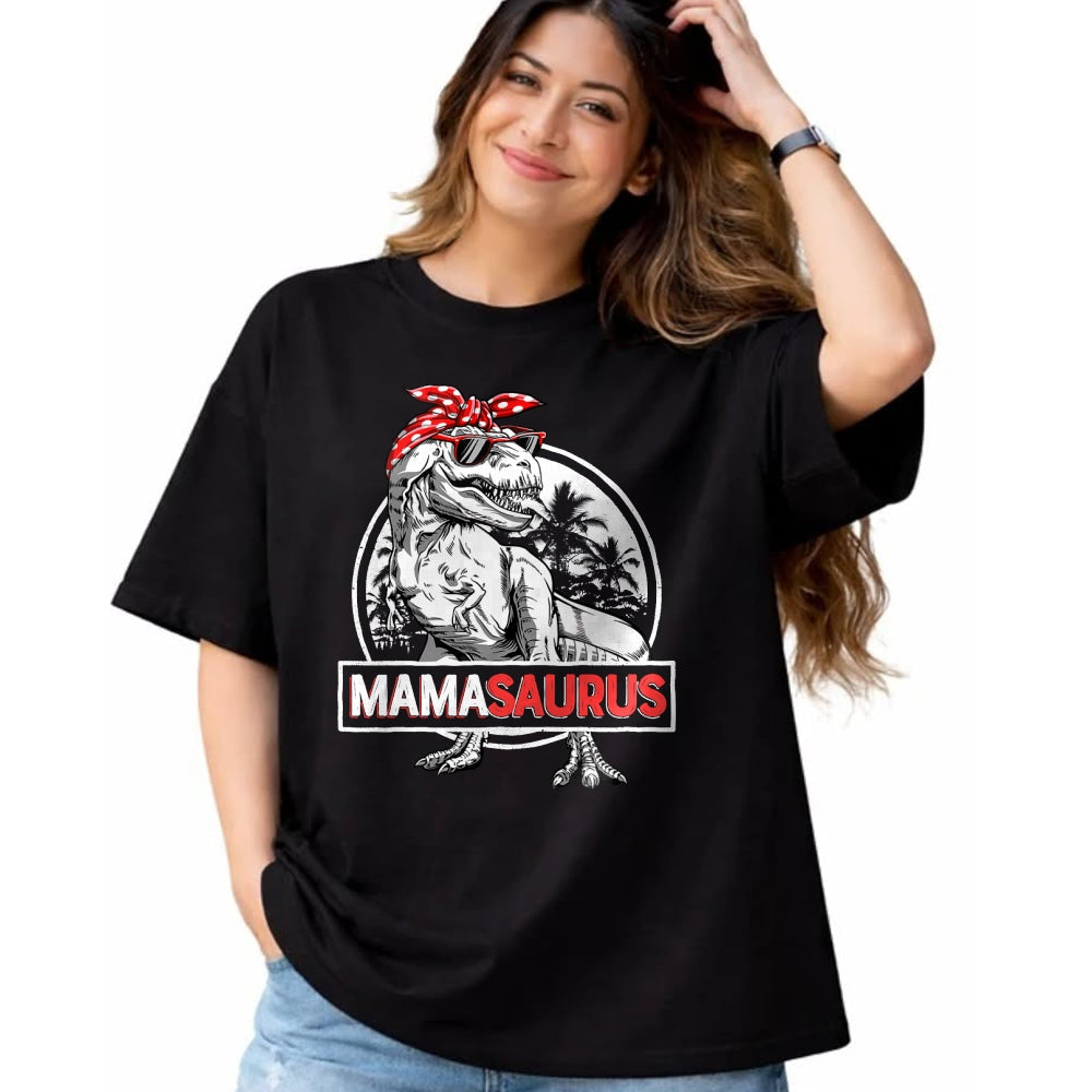 Best Dinosaur Lover Shirt, Funny Dinosaur UnisexT-Shirt/Hoodie/Sweatshirt HLT00 - Mamasaurus T rex Dinosaur Funny Mama Saurus Mother_s Family T-Shirt
