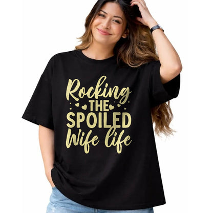 Best Wife Shirt, Wife and Husband Unisex T-Shirt/Hoodie/Sweatshirt HLT00 - Gift for wife T shirt, spoiled wife   Funny Spoiled Wife Art For Women Girls Husband Spoiled Wife Pu (5)