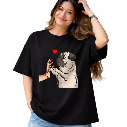 Dog Love Shirt, Dog Lover Gift T-Shirt/Hoodie/Sweatshirt HLT00 - Pug Love Funny Dog Lover Owner Girls Gift T-Shirt