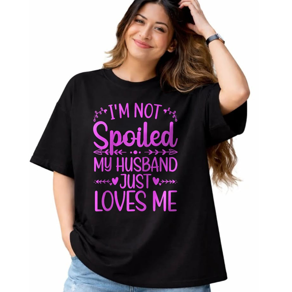 Best Wife Shirt, Wife and Husband Unisex T-Shirt/Hoodie/Sweatshirt HLT00 - Gift for wife T shirt, spoiled wife   Funny Spoiled Wife Art For Women Girls Husband Spoiled Wife Ra (1)