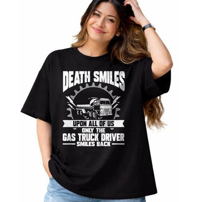 Best Truck Driver Life Shirt, Funny Trucker UnisexT-Shirt/Hoodie/Sweatshirt HLT00 - Gas Trucker Tanker Gas Truck Driver Fuel Truck Driver Premium Tri-blend T-Shirt