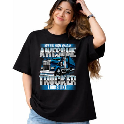 Best Truck Driver Life Shirt, Funny Trucker UnisexT-Shirt/Hoodie/Sweatshirt HLT00 - Awesome Trucker - Semi Truck Driver Trucking Big Rig Trucker T-Shirt