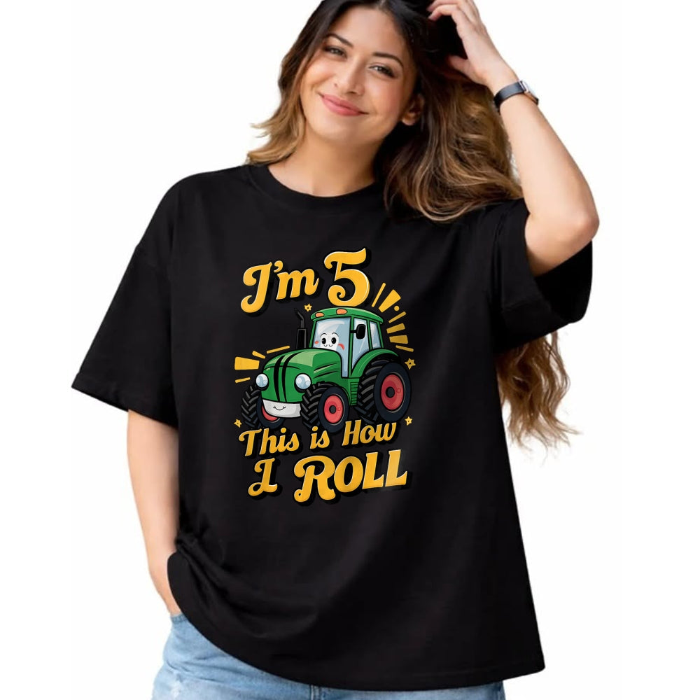 Best Farmer Life Shirt, Funny Farmer UnisexT-Shirt/Hoodie/Sweatshirt HLT00 - Kids Farm Green Tractor 5th Birthday Party Farmer Boy 5 Year Old T-Shirt