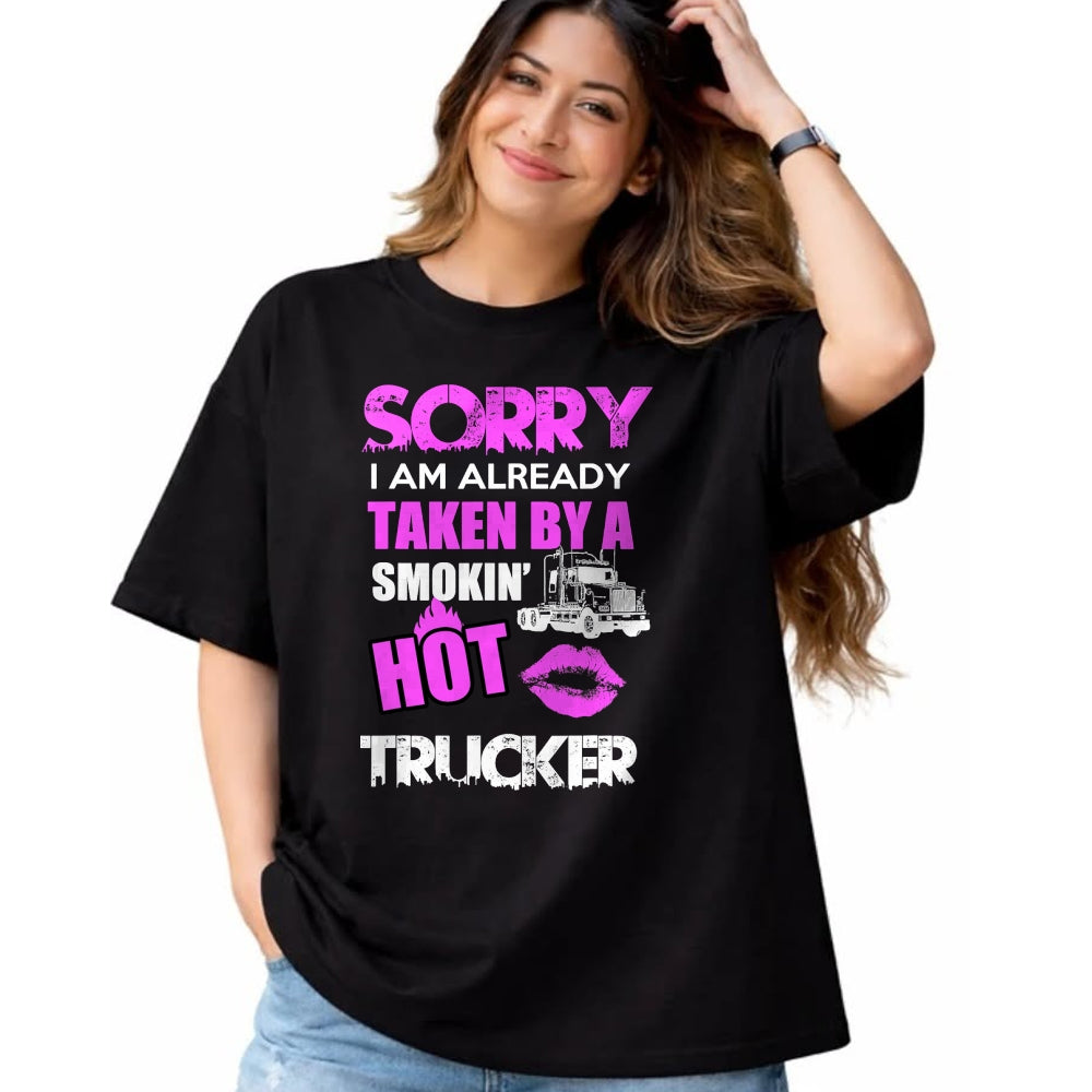 Best Truck Driver Life Shirt, Funny Trucker UnisexT-Shirt/Hoodie/Sweatshirt HLT00 - Funny Truck Driver Tee Trucker Wife Girlfriend Husband Gift T-Shirt