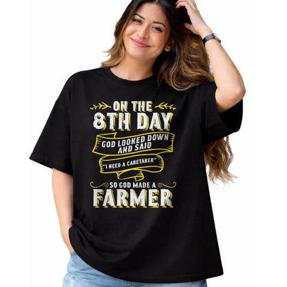 Best Farmer Life Shirt, Funny Farmer UnisexT-Shirt/Hoodie/Sweatshirt HLT00 - So God Made a Farmer Farming Agriculture T-Shirt