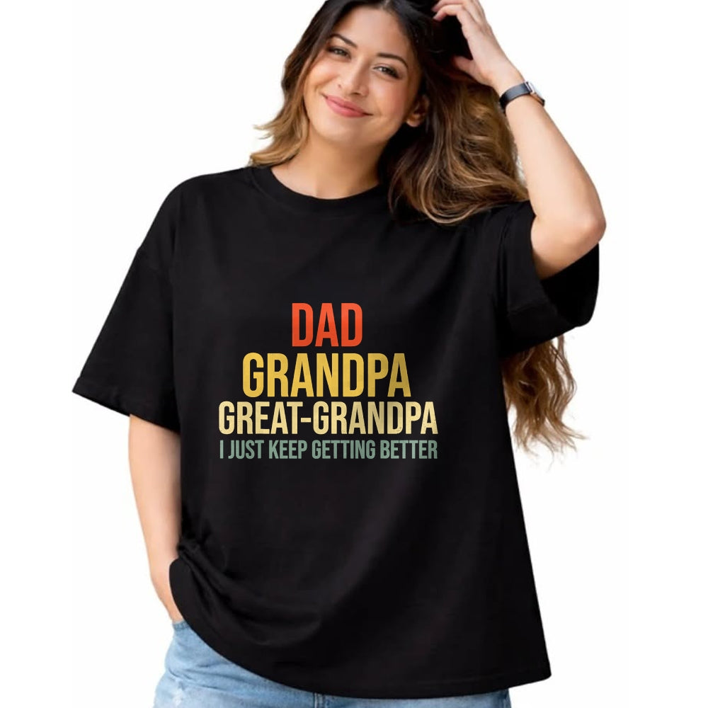 Best Grandpa Shirt, Proud Grandpa Unisex T-Shirt/Hoodie/Sweatshirt HLT00 - Funny Great Grandpa for Fathers Day T-Shirt (1)
