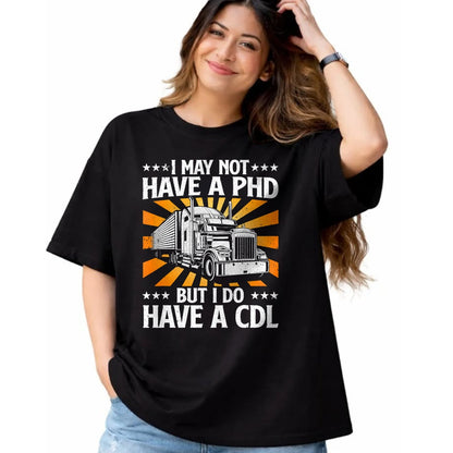Best Truck Driver Life Shirt, Funny Trucker UnisexT-Shirt/Hoodie/Sweatshirt HLT00 - Funny Trucker Design For Men Women CDL Truck Driver Trucking T-Shirt (1)