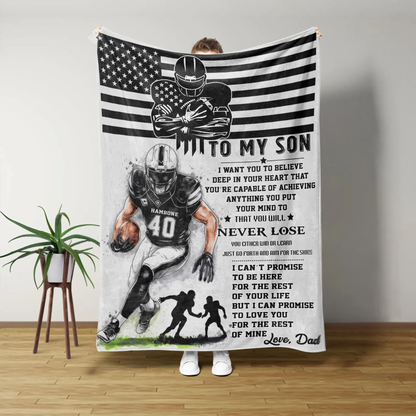 Special Gift For Son Blanket - From Dad