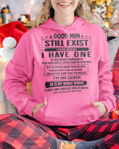 November - Good men Still Exist - gift for your girlfriend, wife from Husband - HLT11 (SKU-GM-11)