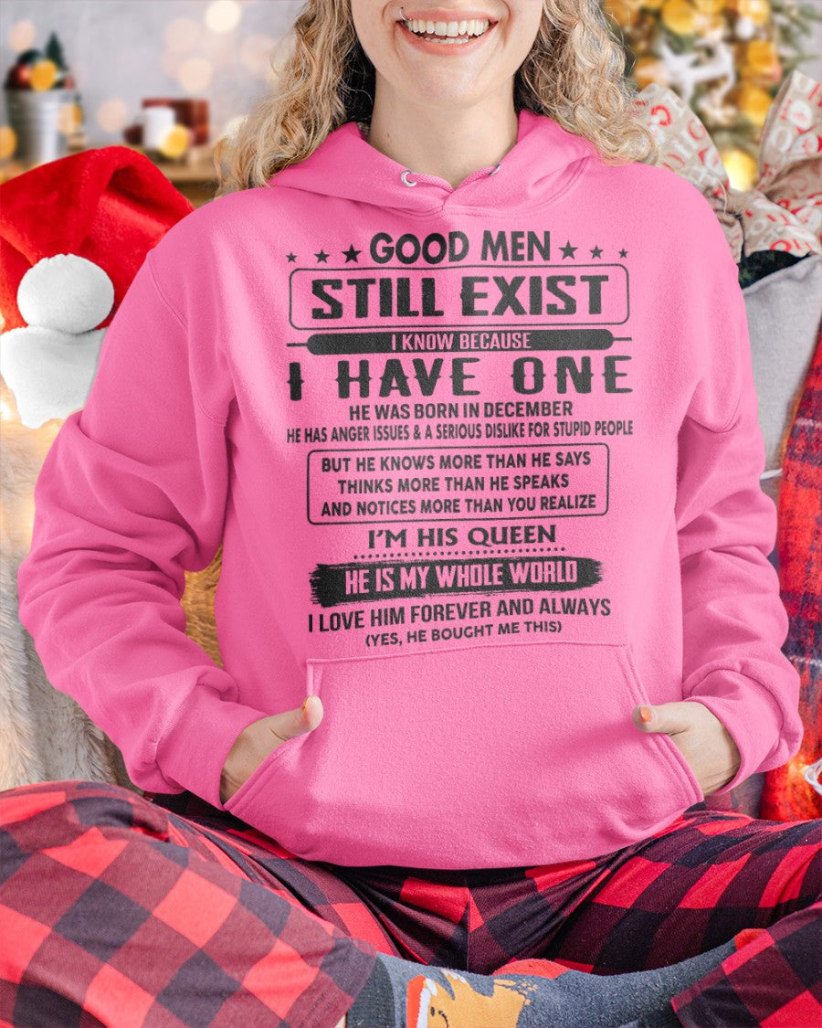 December - Good men Still Exist - gift for your girlfriend, wife from Husband - HLT12 (SKU-GM-12)