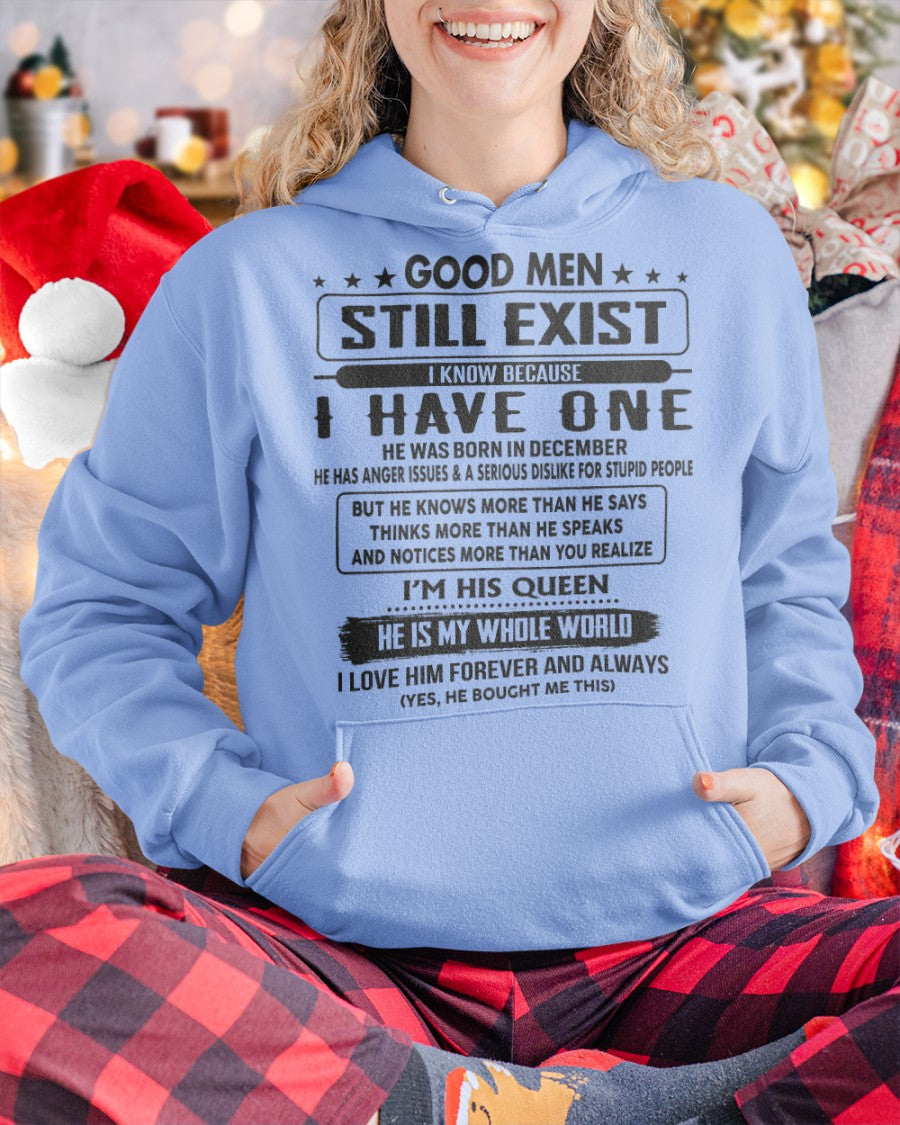 December - Good men Still Exist - gift for your girlfriend, wife from Husband - HLT12 (SKU-GM-12)