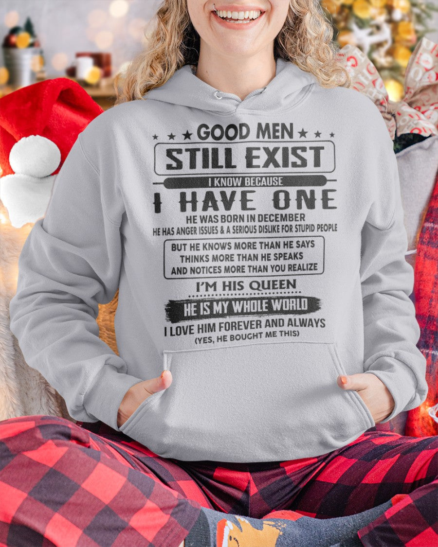 December - Good men Still Exist - gift for your girlfriend, wife from Husband - HLT12 (SKU-GM-12)
