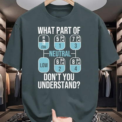 Best Truck Driver Life Shirt, Funny Trucker UnisexT-Shirt/Hoodie/Sweatshirt HLT00 - Funny Trucker Design for Men Women Truck Driver Manual Drive T-Shirt