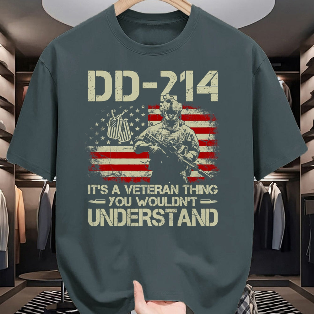 Proud Veteran Shirt, Funny Veteran UnisexT-Shirt/Hoodie/Sweatshirt HLT00 - DD-214 It_s A Veteran Thing You Wouldn_t Understand T-Shirt Tee for Men Women