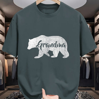 Best Grandma Shirt, Proud Grandma Unisex T-Shirt/Hoodie/Sweatshirt HLT00 - Women's Grandma Bear T-Shirt Outdoors Family Tee for Grandma T-Shirt