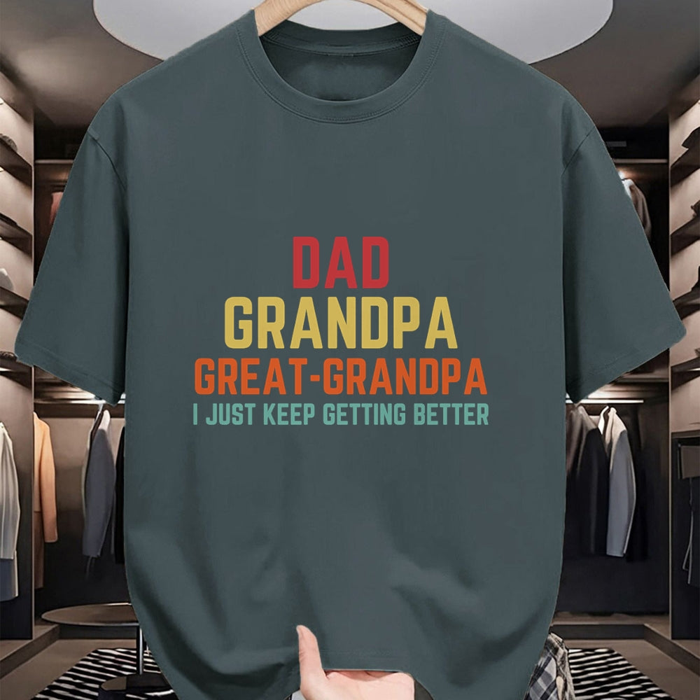 Best Grandpa Shirt, Proud Grandpa Unisex T-Shirt/Hoodie/Sweatshirt HLT00 - Fathers Day Gift from Grandkids Dad Grandpa Great Grandpa Long Sleeve T-Shirt