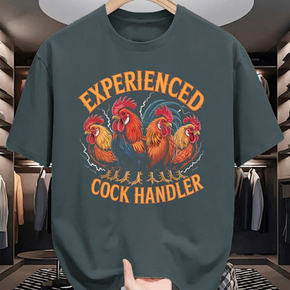Best Farmer Life Shirt, Funny Farmer UnisexT-Shirt/Hoodie/Sweatshirt HLT00 - Experienced Graphic Funny Animals Tee Cock Handler T-Shirt