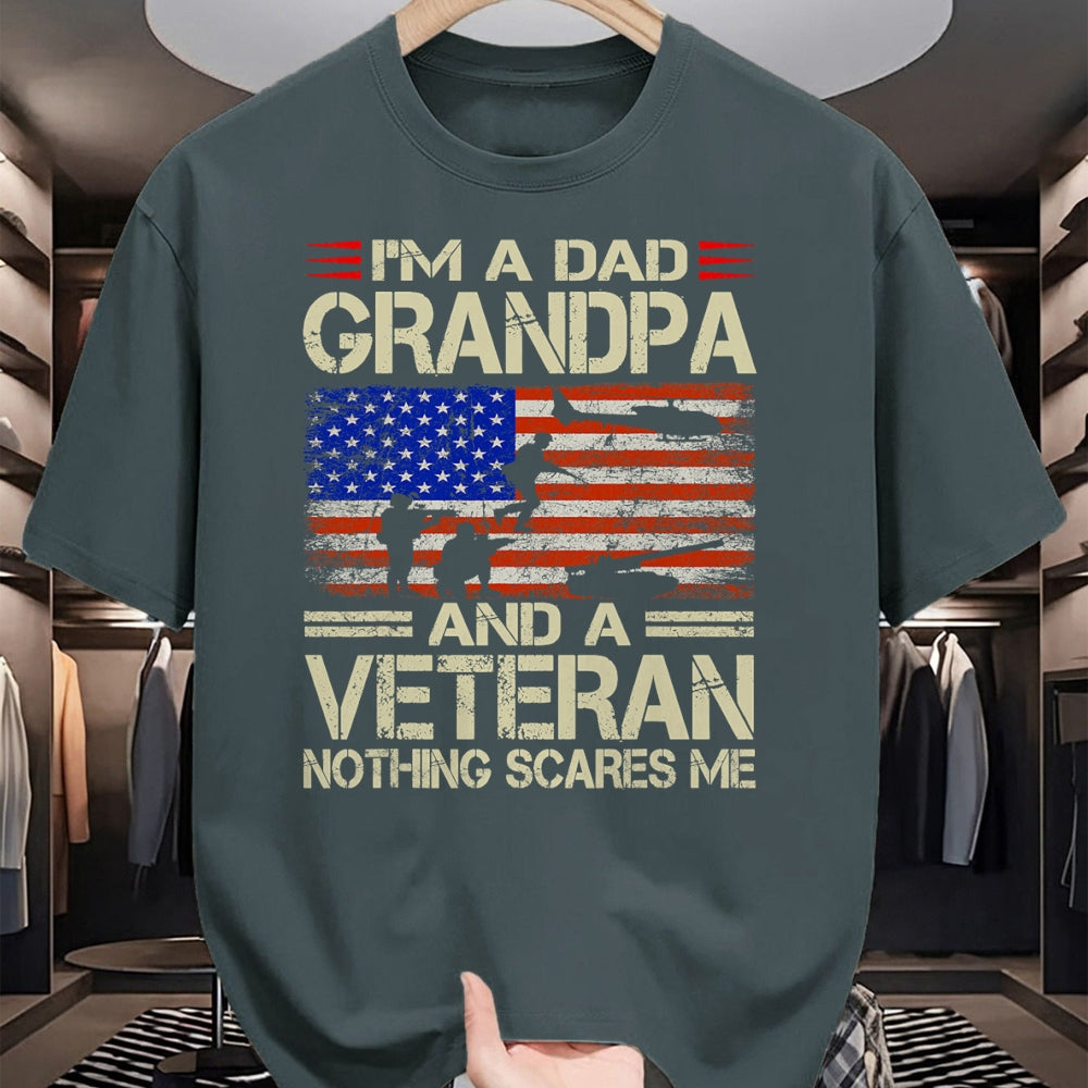 Best Grandpa Shirt, Proud Grandpa Unisex T-Shirt/Hoodie/Sweatshirt HLT00 -Fathers Day Gift Grandpa Gift Dad Grandpa And Veteran T-Shirt