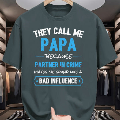 Best Grandpa Shirt, Proud Grandpa Unisex T-Shirt/Hoodie/Sweatshirt HLT00 - Funny Grandpa Papa Partner In Crime Dad T-Shirt
