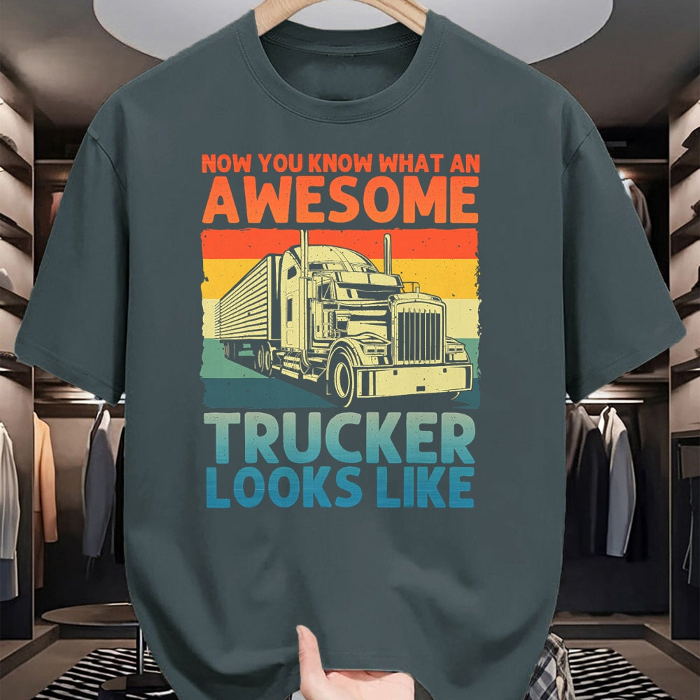 Best Truck Driver Life Shirt, Funny Trucker UnisexT-Shirt/Hoodie/Sweatshirt HLT00 - Best Truck Driver Art for Men Dad Women Trucking CDL Trucker T-Shirt (5)