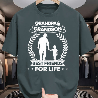 Best Grandpa Shirt, Proud Grandpa Unisex T-Shirt/Hoodie/Sweatshirt HLT00 - Grandpa and Grandson Matching Grandfather and Grandson T-Shirt