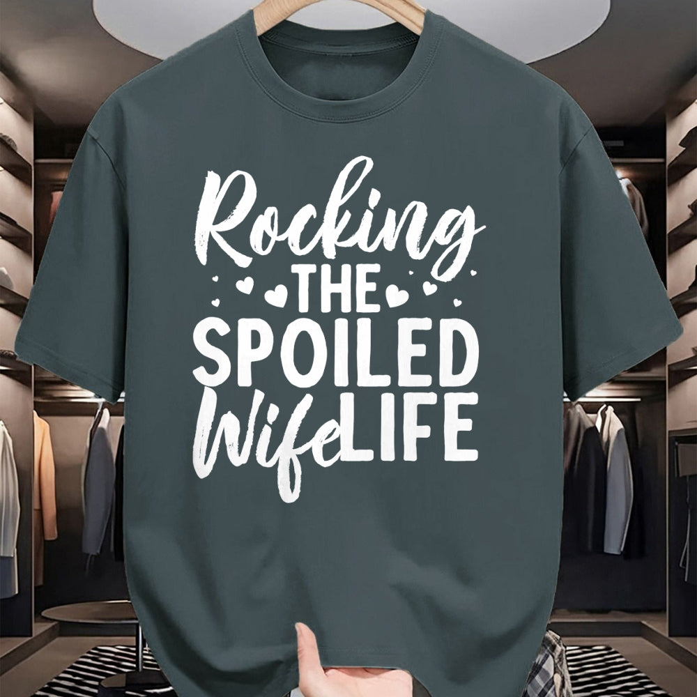 Best Wife Shirt, Wife and Husband Unisex T-Shirt/Hoodie/Sweatshirt HLT00 - Gift for wife T shirt, spoiled wife   Funny Spoiled Wife Art For Women Husband Spoiled Wife Life Pul (3)