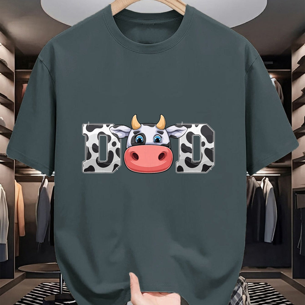 Best Farmer Life Shirt, Funny Farmer UnisexT-Shirt/Hoodie/Sweatshirt HLT00 - Dad Cow Print Cowboy Animal Pattern Farmer Cow Father Dad T-Shirt