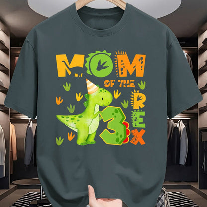 Best Dinosaur Lover Shirt, Funny Dinosaur UnisexT-Shirt/Hoodie/Sweatshirt HLT00 - Mom of The Three Rex 3rd Birthday Boy Dinosaur T-Rex T-Shirt