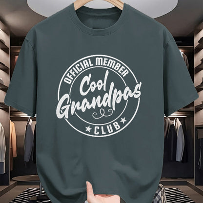 Best Grandpa Shirt, Proud Grandpa Unisex T-Shirt/Hoodie/Sweatshirt HLT00 - Cool Grandpas Club Official Member Vintage T-Shirt