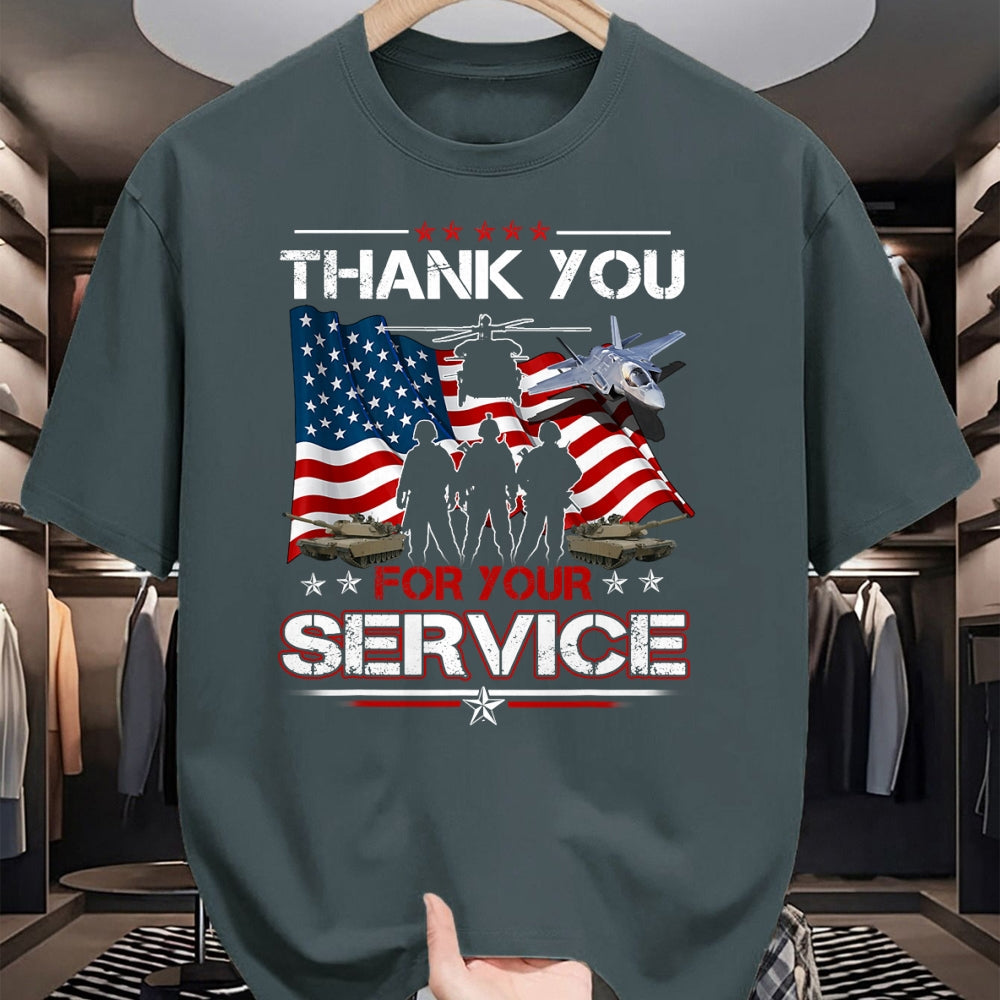 Proud Veteran Shirt, Funny Veteran UnisexT-Shirt/Hoodie/Sweatshirt HLT00 - Thank You for Your Service US Flag Patriotic Veterans Day T-Shirt