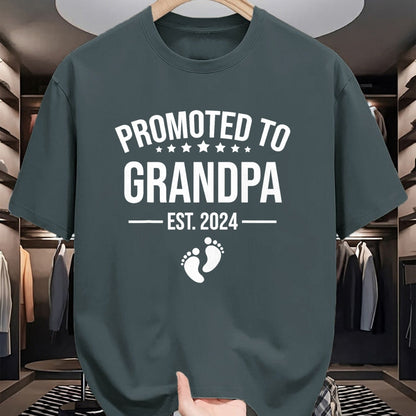 Best Grandpa Shirt, Proud Grandpa Unisex T-Shirt/Hoodie/Sweatshirt HLT00 - 1st Time Grandpa EST 2024 New First Grandpa 2024 T-Shirt