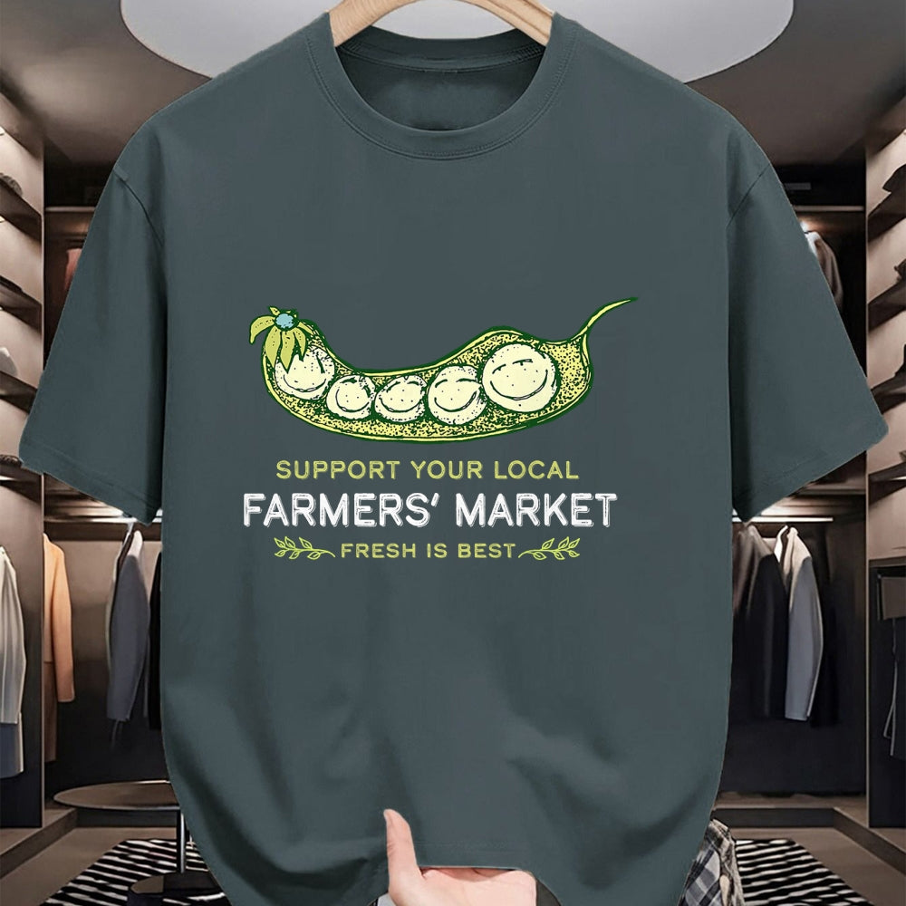 Best Farmer Life Shirt, Funny Farmer UnisexT-Shirt/Hoodie/Sweatshirt HLT00 - Support Your Local Outdoor Farmers' Market Funny Graphic T-Shirt