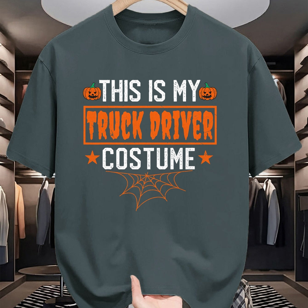 Best Truck Driver Life Shirt, Funny Trucker UnisexT-Shirt/Hoodie/Sweatshirt HLT00 - This is My Truck Driver Costume Funny Halloween T-Shirt