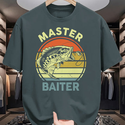 Best Grandpa Shirt, Proud Grandpa Unisex T-Shirt/Hoodie/Sweatshirt HLT00 - Fishing-Shirt Dad Grandpa Master-Baiter Funny T-Shirt